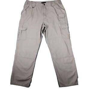 5.11 Tactical Series Pants Mens 38x32 Khaki Cargo Workwear Outdoor 100%‎ Cotton